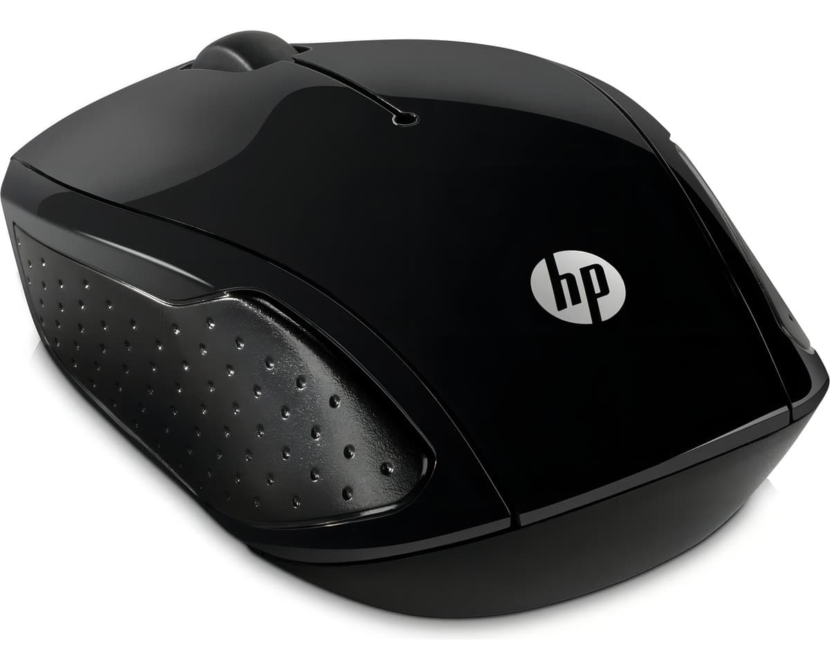 Mouse Hp Inalámbrico Optico 200 Plateado / Negro