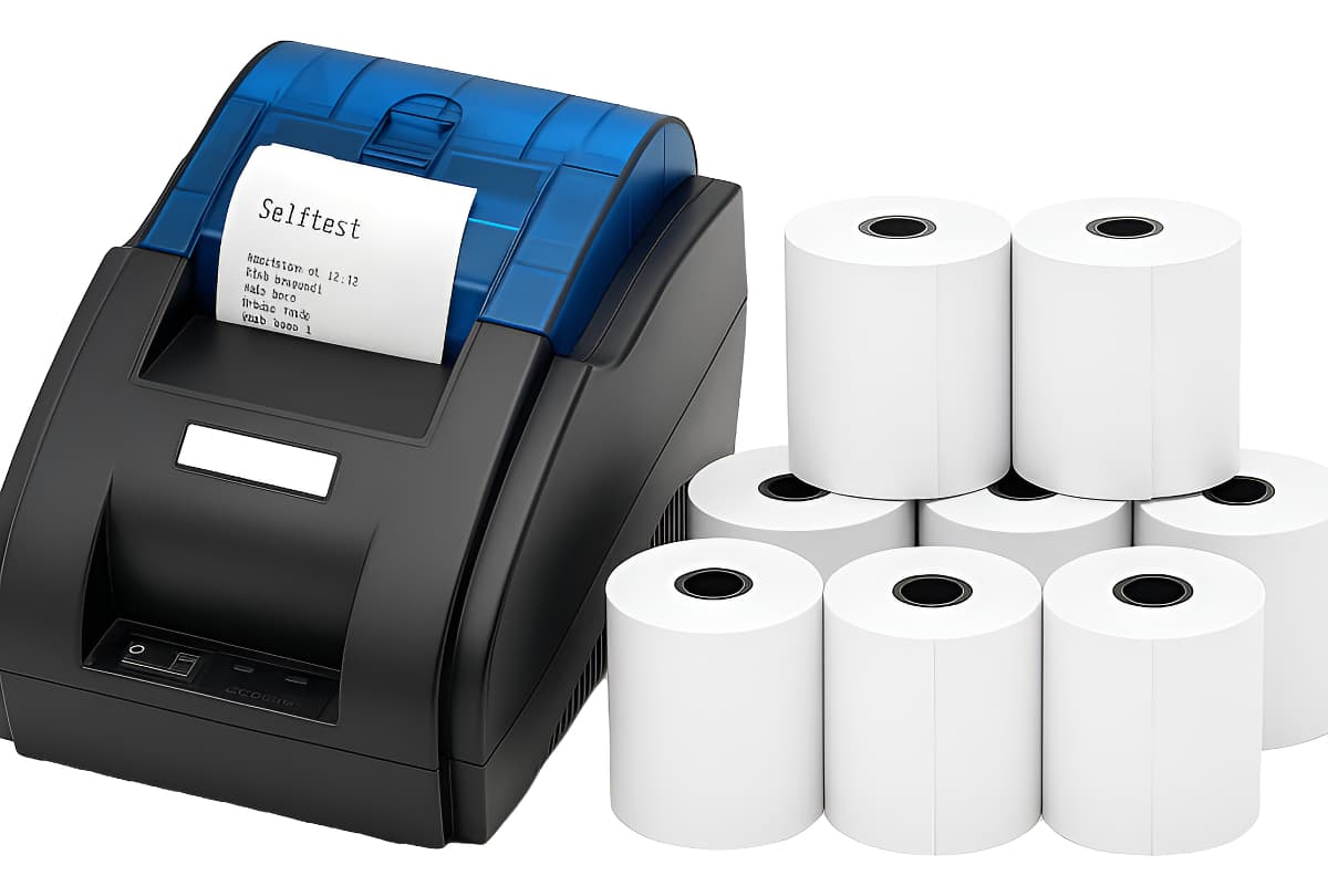 Combo Impresora Pos Térmica Tickets 58mm Xprinter + 8 Rollos