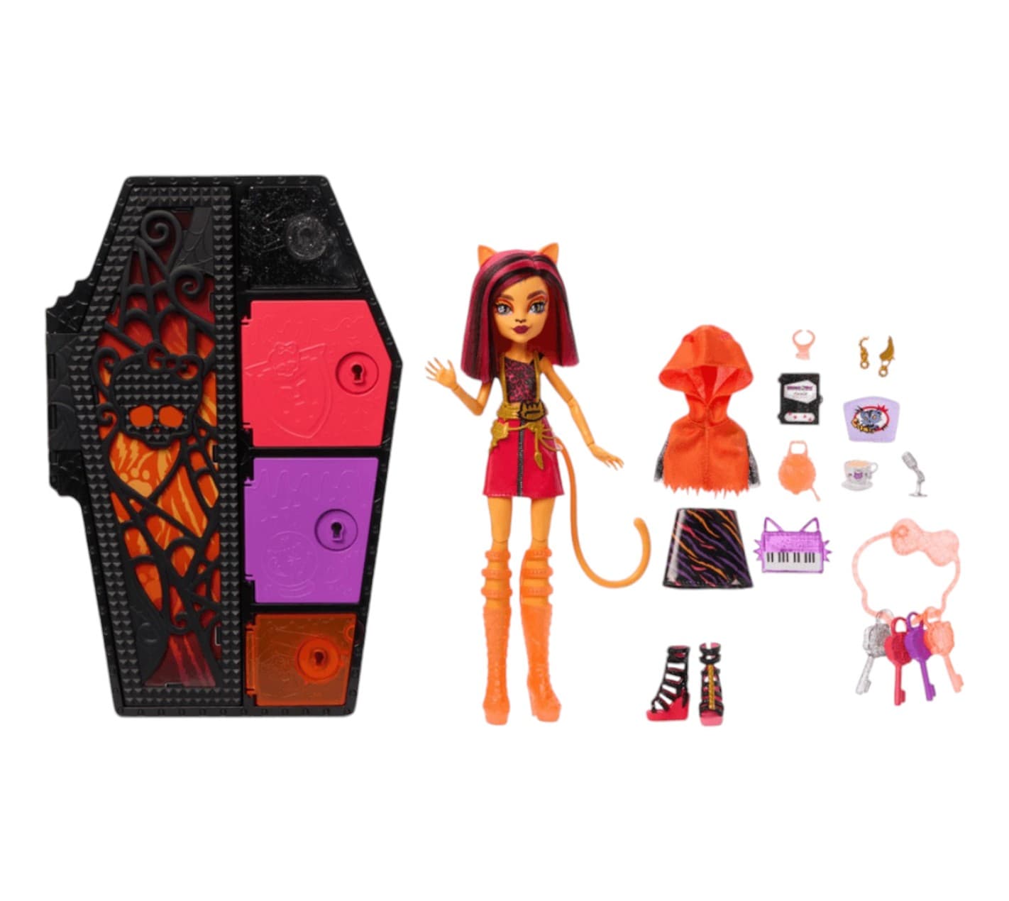 Muñeca Skulltimates Secrets Sustos Neón Toralei Monster High