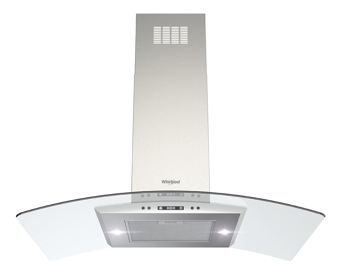 Campana Extractora Whirlpool 76cms Tipo Pared Whw7610s Gris Plateado 110v