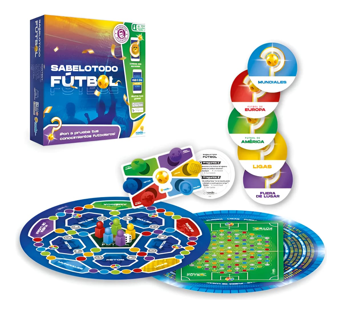 Juego De Mesa Ronda Sabelotodo Fútbol