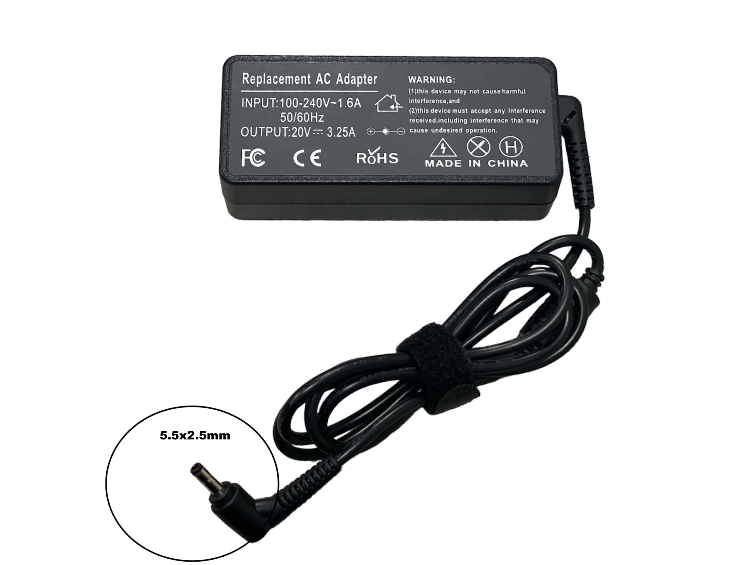Cargador Para Portatil Lenovo IdeaPad g53020v 3.25 5.5x2.5mm