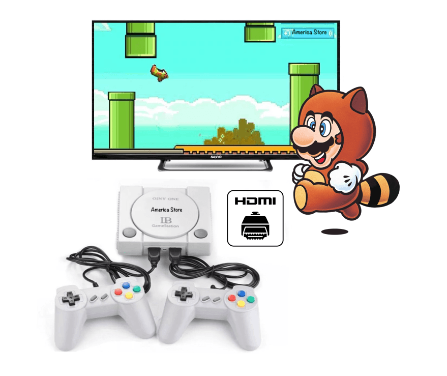Consola De Videojuegos Retro Hdmi 648 Juegos - Puerto Tf Micro Sd