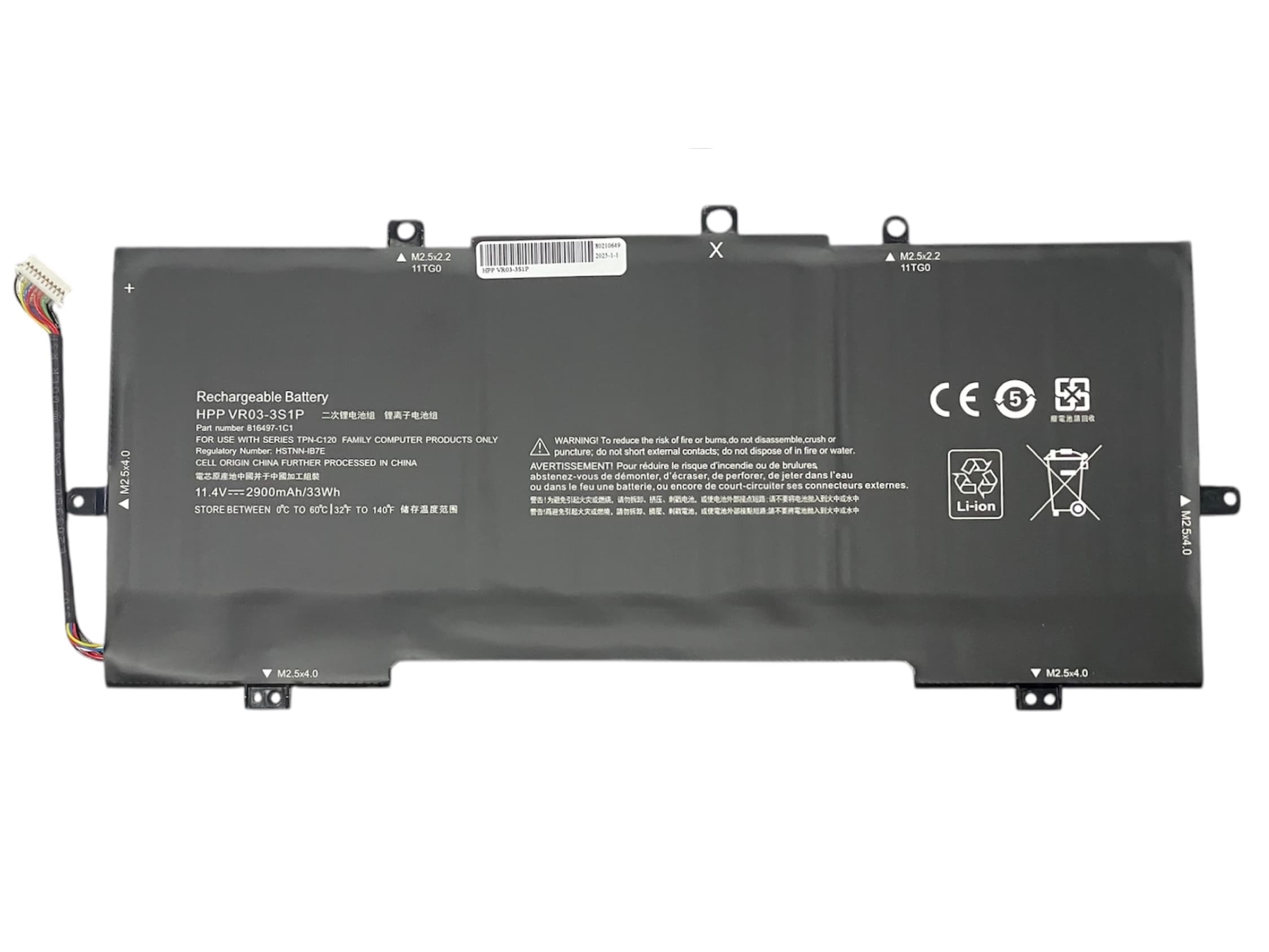 Bateria Portatil Para Hp Vr03 13-d000 13-d010nr 13-d008na