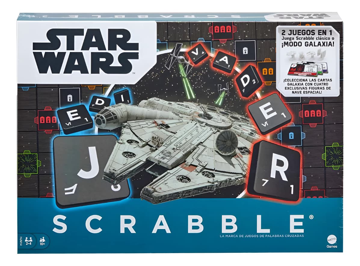 Juego De Mesa Scrabble Star Wars Modo Clásico Y Modo Galaxia