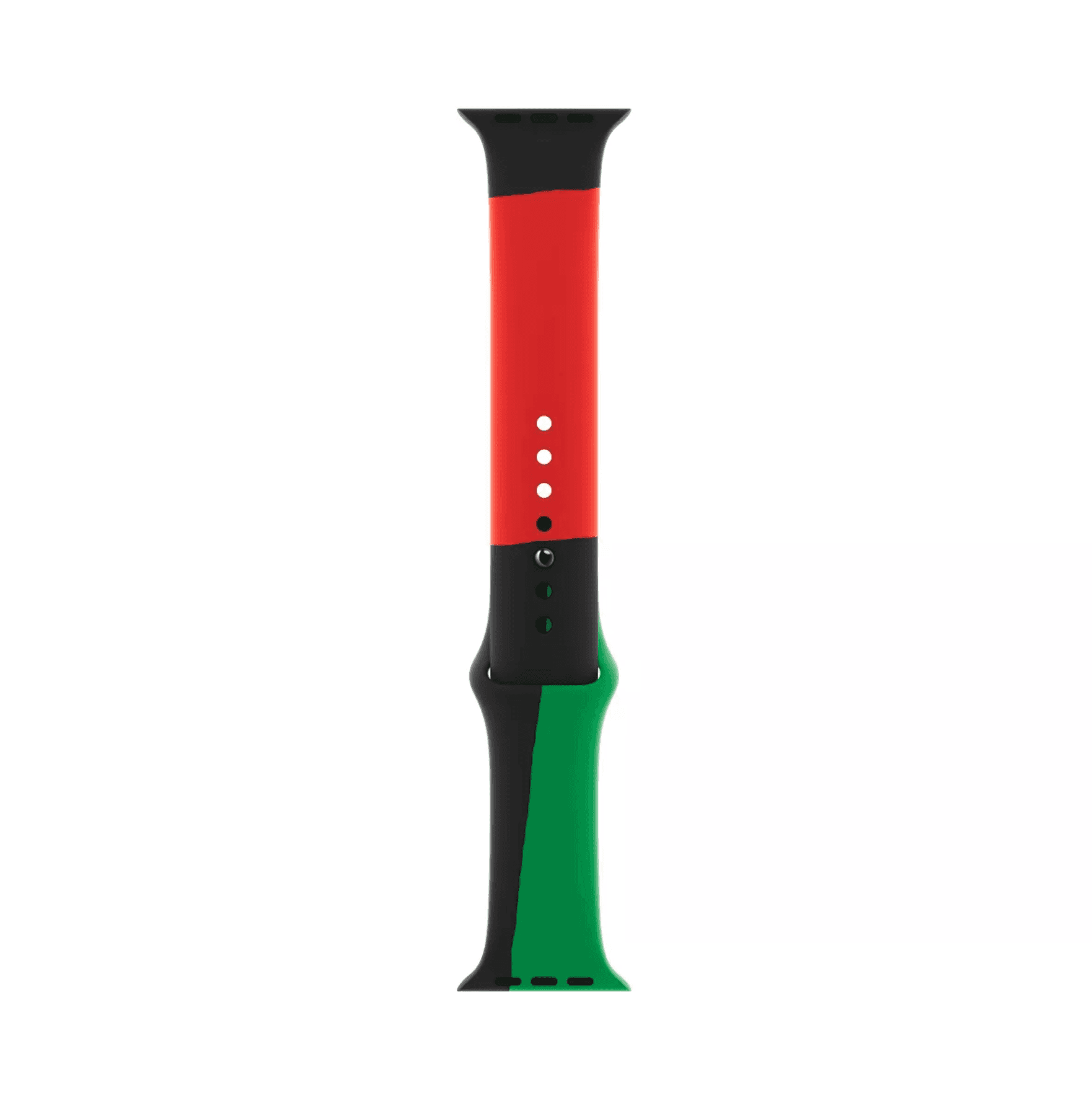 Correa Apple Watch Rojo Con Verde 40mm