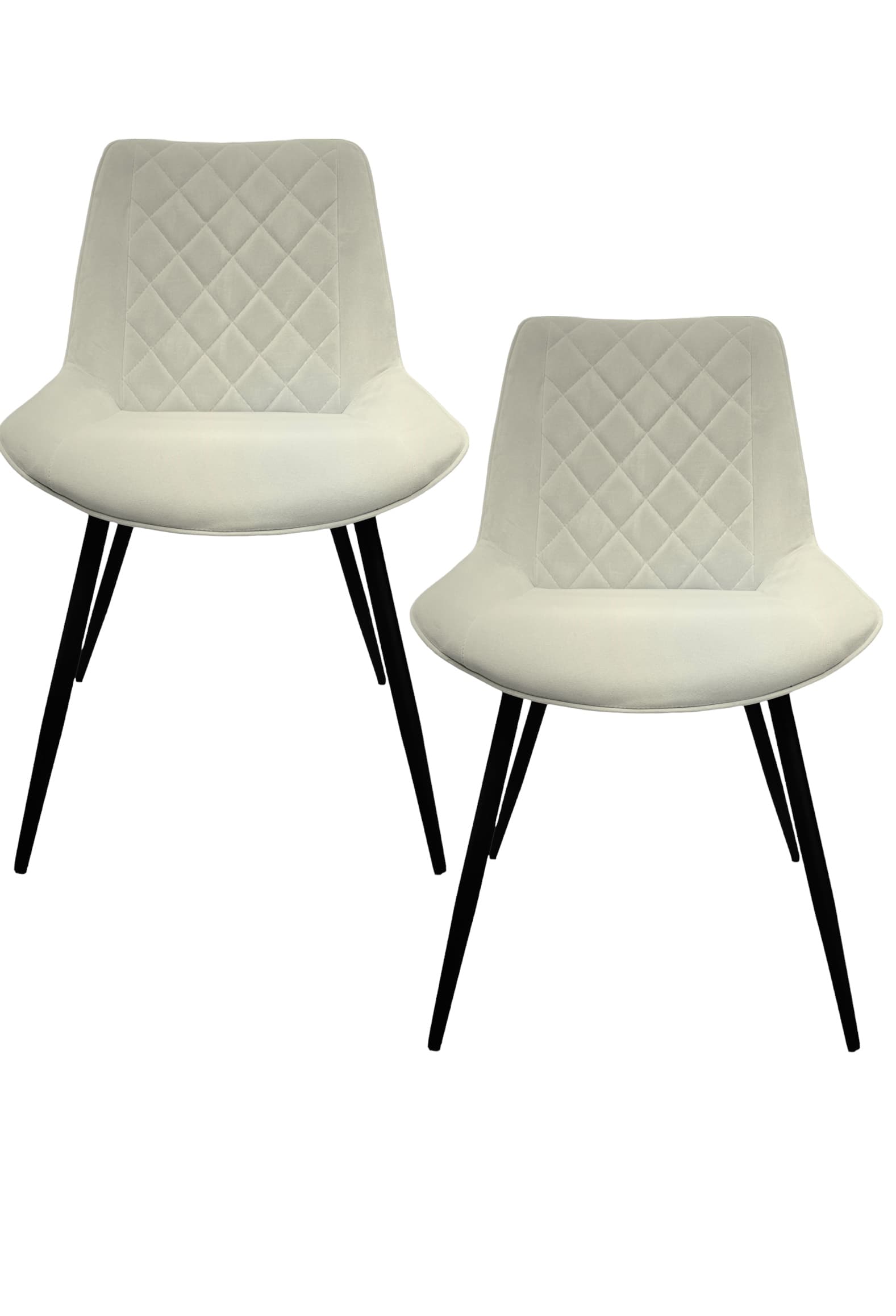 Set X2 Silla Auxiliar Para Sala O Comedor Patas En Acero
