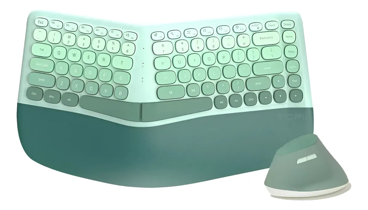 Combo Teclado Mouse Inalámbrico Mofii Bomi Ergonómico 2.4g